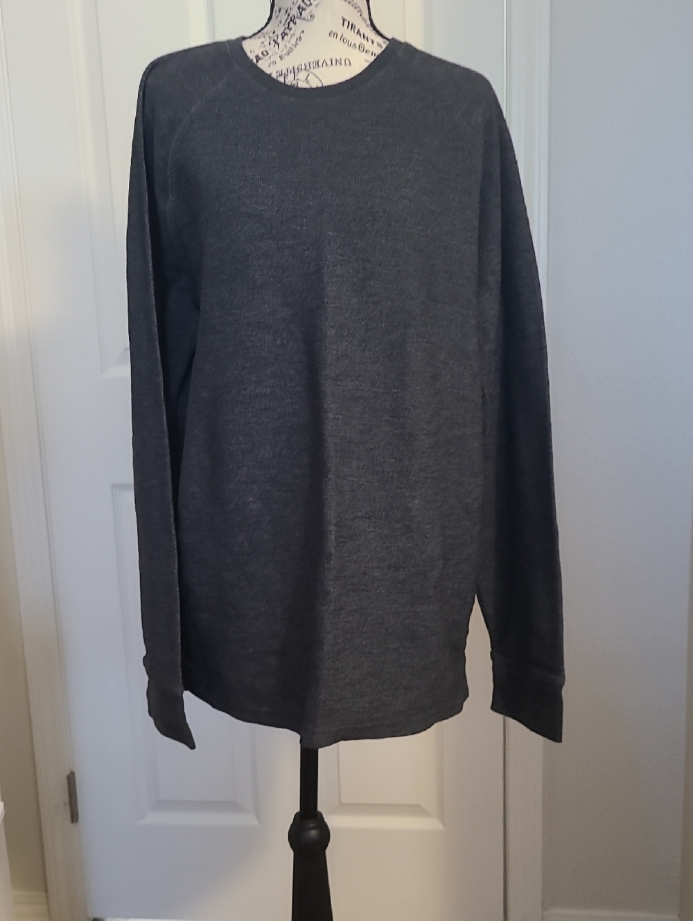 Goodfellow & Co Charcoal Long-Sleeve Crewneck Shirt